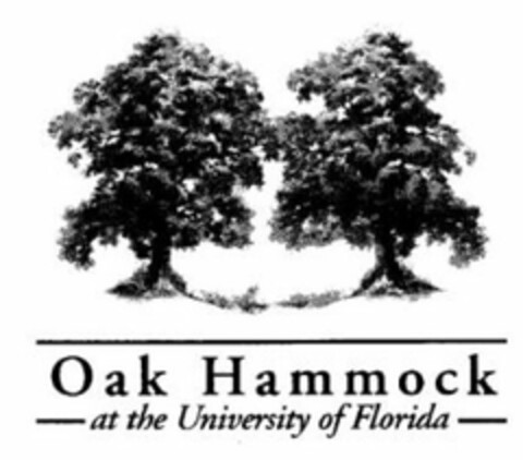 OAK HAMMOCK AT THE UNIVERSITY OF FLORIDA Logo (USPTO, 11.11.2015)