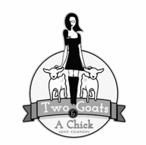 TWO GOATS & A CHICK SOAP COMPANY Logo (USPTO, 06.04.2016)