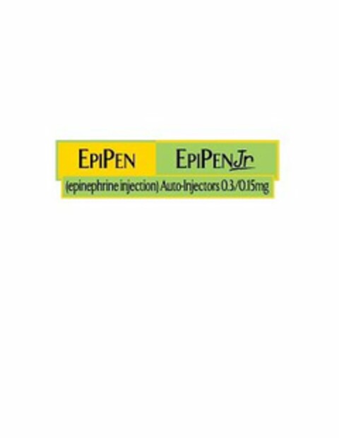 EPIPEN EPIPEN JR (EPINEPHRINE INJECTION) AUTO-INJECTORS 0.3/0.15 MG Logo (USPTO, 19.04.2016)