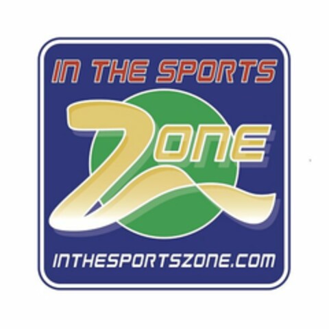 IN THE SPORTS ZONE INTHESPORTSZONE.COM Logo (USPTO, 04/26/2016)