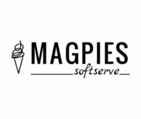 MAGPIES SOFTSERVE Logo (USPTO, 31.10.2016)