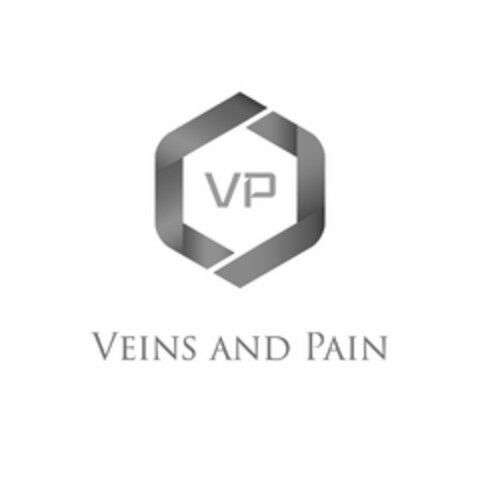 VP VEINS AND PAIN Logo (USPTO, 06/19/2017)