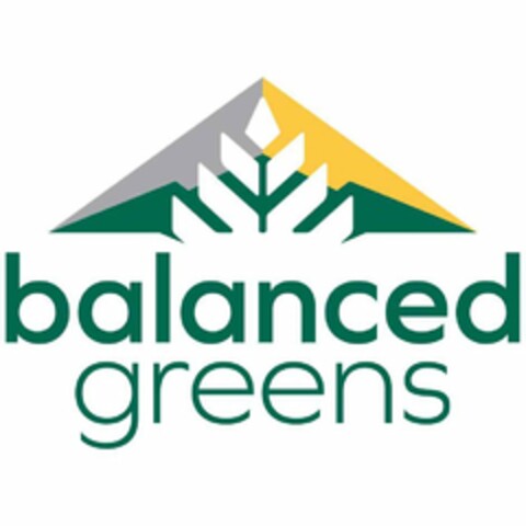 BALANCED GREENS Logo (USPTO, 08/08/2017)