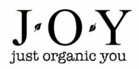 J O Y JUST ORGANIC YOU Logo (USPTO, 21.11.2017)