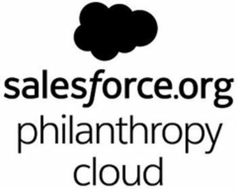 SALESFORCE.ORG PHILANTHROPY CLOUD Logo (USPTO, 20.02.2018)