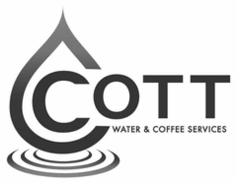 COTT WATER & COFFEE SERVICES Logo (USPTO, 29.05.2018)