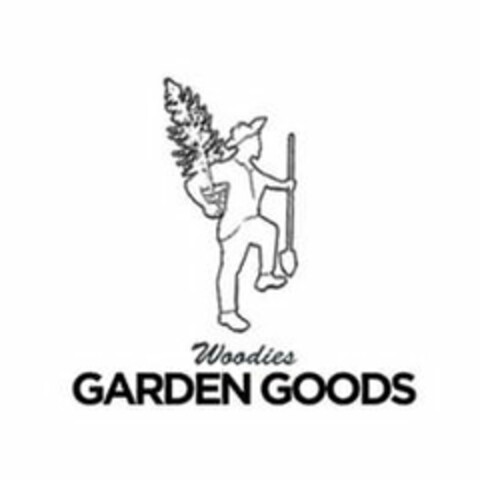 WOODIES GARDEN GOODS Logo (USPTO, 19.06.2018)