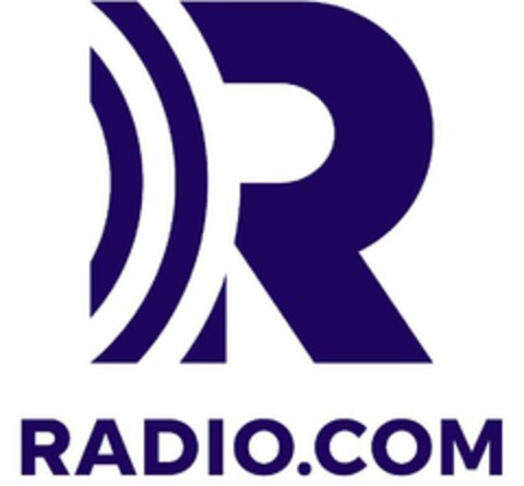 R RADIO.COM Logo (USPTO, 05/03/2019)