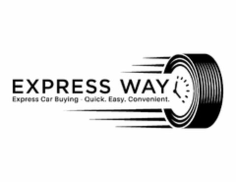 EXPRESS WAY EXPRESS CAR BUYING - QUICK. EASY. CONVENIENT. Logo (USPTO, 25.06.2019)