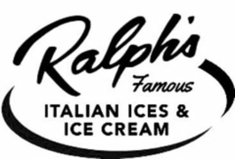 RALPH'S FAMOUS ITALIAN ICES & ICE CREAM Logo (USPTO, 07/04/2019)