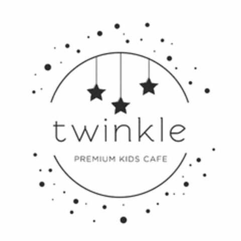 TWINKLE PREMIUM KIDS CAFE Logo (USPTO, 09/29/2019)