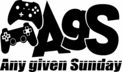 AGS ANY GIVEN SUNDAY Logo (USPTO, 06.10.2019)