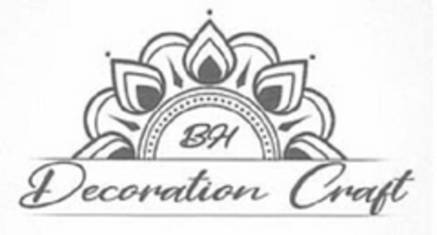 BH DECORATION CRAFT Logo (USPTO, 14.04.2020)