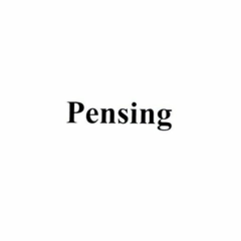 PENSING Logo (USPTO, 07/09/2020)