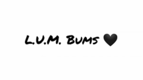 L.U.M. BUMS Logo (USPTO, 10.07.2020)