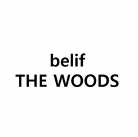 BELIF THE WOODS Logo (USPTO, 13.09.2020)