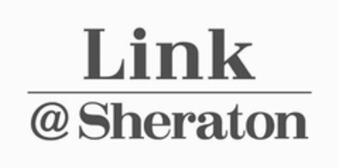 LINK @ SHERATON Logo (USPTO, 03/13/2009)