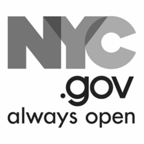 NYC.GOV ALWAYS OPEN Logo (USPTO, 02.06.2009)