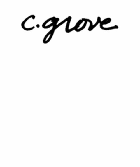 C.GROVE Logo (USPTO, 10/23/2009)