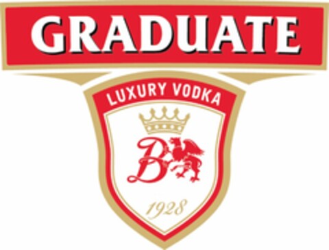 GRADUATE LUXURY VODKA B 1928 Logo (USPTO, 08/16/2010)