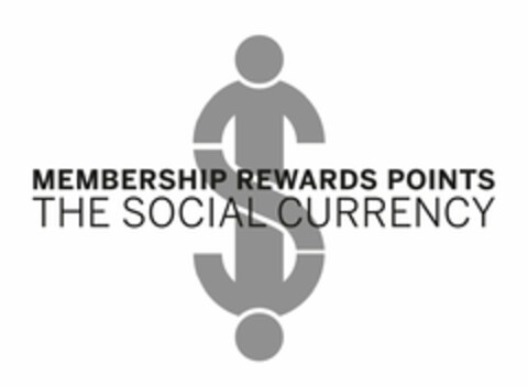 MEMBERSHIP REWARDS POINTS THE SOCIAL CURRENCY Logo (USPTO, 18.03.2011)