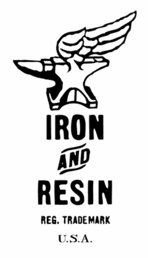 IRON AND RESIN REG. TRADEMARK U.S.A Logo (USPTO, 04/05/2011)