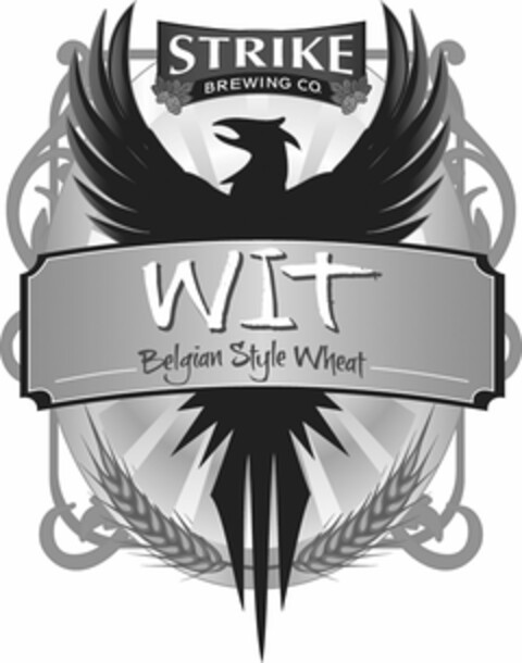 STRIKE BREWING CO. WIT BELGIAN STYLE WHEAT Logo (USPTO, 25.09.2011)