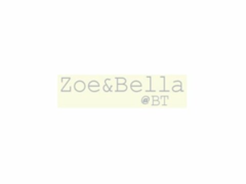 ZOE&BELLA@BT Logo (USPTO, 14.12.2011)