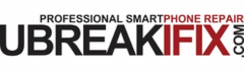 PROFESSIONAL SMARTPHONE REPAIR UBREAKIFIX.COM Logo (USPTO, 15.11.2012)