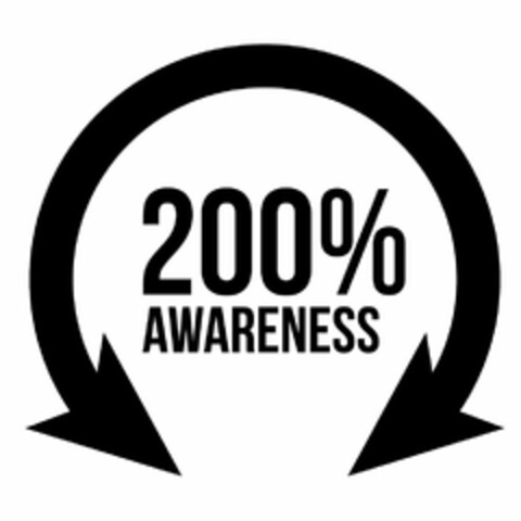 200% AWARENESS Logo (USPTO, 08/15/2013)