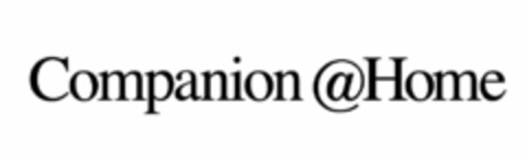 COMPANION @HOME Logo (USPTO, 07.11.2013)