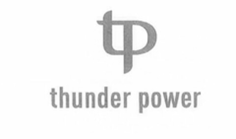 TP THUNDER POWER Logo (USPTO, 25.07.2014)
