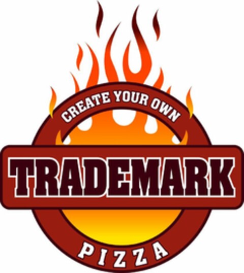 CREATE YOUR OWN TRADEMARK PIZZA Logo (USPTO, 04.12.2014)