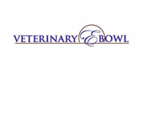 VETERINARY E BOWL Logo (USPTO, 08/13/2015)