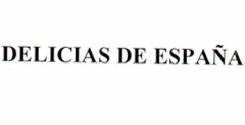 DELICIAS DE ESPANA Logo (USPTO, 22.09.2015)