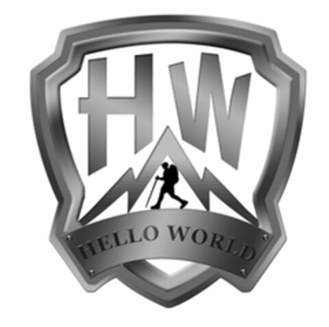 HW HELLO WORLD Logo (USPTO, 08/18/2016)