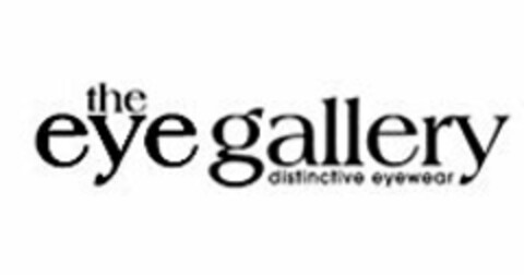THE EYE GALLERY DISTINCTIVE EYEWEAR Logo (USPTO, 22.09.2016)