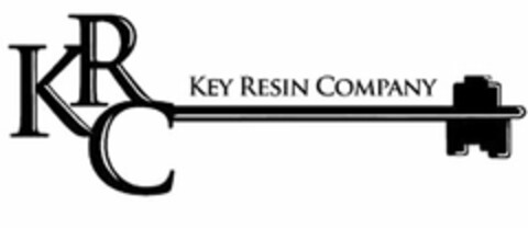 KRC KEY RESIN COMPANY Logo (USPTO, 06.10.2016)