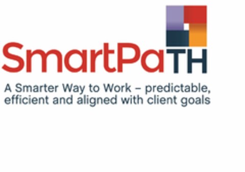 SMARTPATH A SMARTER WAY TO WORK-PREDICTABLE, EFFICIENT AND ALIGNED WITH CLIENT GOALS Logo (USPTO, 27.01.2017)