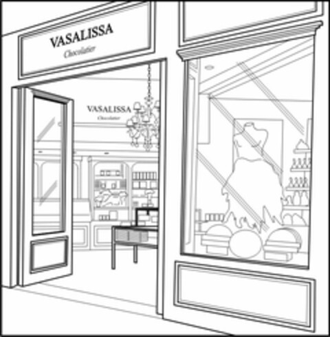 VASALISSA CHOCOLATIER VASALISSA CHOCOLATIER Logo (USPTO, 09.02.2017)