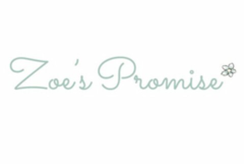 ZOE'S PROMISE Logo (USPTO, 24.05.2017)