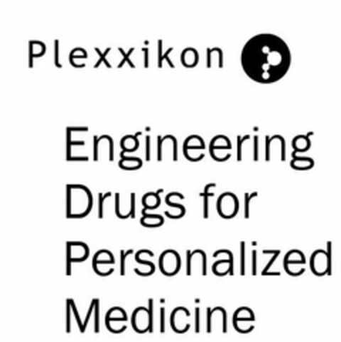 PLEXXIKON ENGINEERING DRUGS FOR PERSONALIZED MEDICINE Logo (USPTO, 23.06.2017)