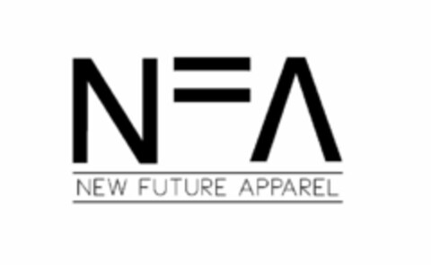 NFA NEW FUTURE APPAREL Logo (USPTO, 26.07.2017)