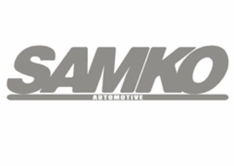 SAMKO AUTOMOTIVE Logo (USPTO, 24.08.2017)