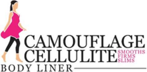 CAMOUFLAGE CELLULITE BODY LINER SMOOTHSFIRMS SLIMS Logo (USPTO, 09/21/2017)