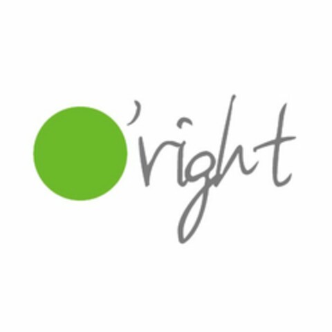 O'RIGHT Logo (USPTO, 18.04.2018)