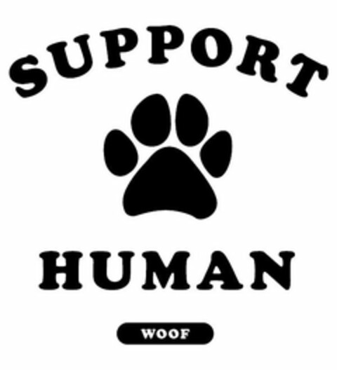 SUPPORT HUMAN WOOF Logo (USPTO, 13.06.2018)