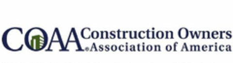 COAA CONSTRUCTION OWNERS ASSOCIATION OF AMERICA Logo (USPTO, 03/05/2019)