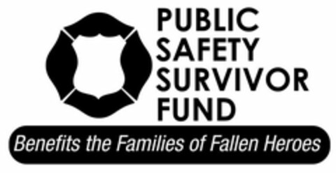 PUBLIC SAFETY SURVIVOR FUND BENEFITS THE FAMILIES OF FALLEN HEROES Logo (USPTO, 07/08/2019)