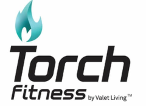 TORCH FITNESS BY VALET LIVING Logo (USPTO, 09/24/2019)